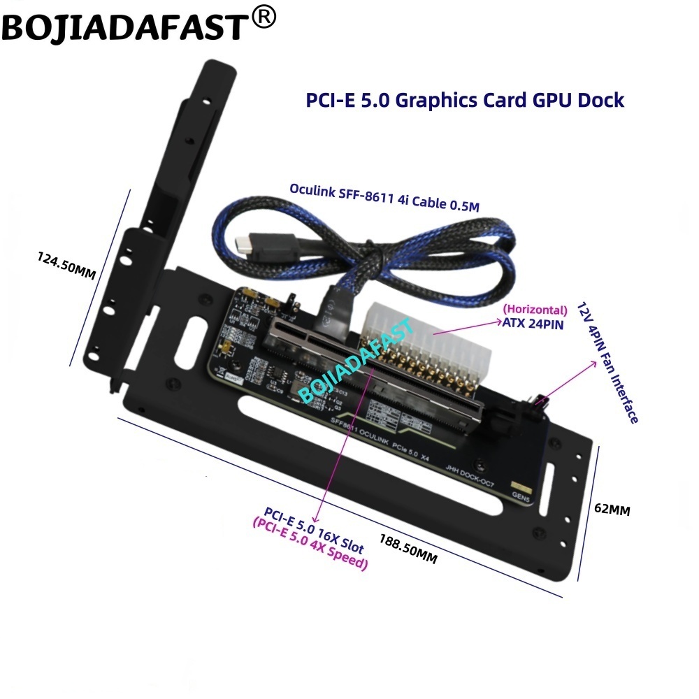 Karta adaptera PCI-E 5.0 16X G – Oculink Egpu Dock Graphics Card recenzja i cena