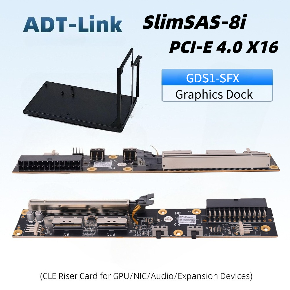 Podwójna stacja dokująca Dual  – Oculink Egpu Dock Graphics Card recenzja i cena