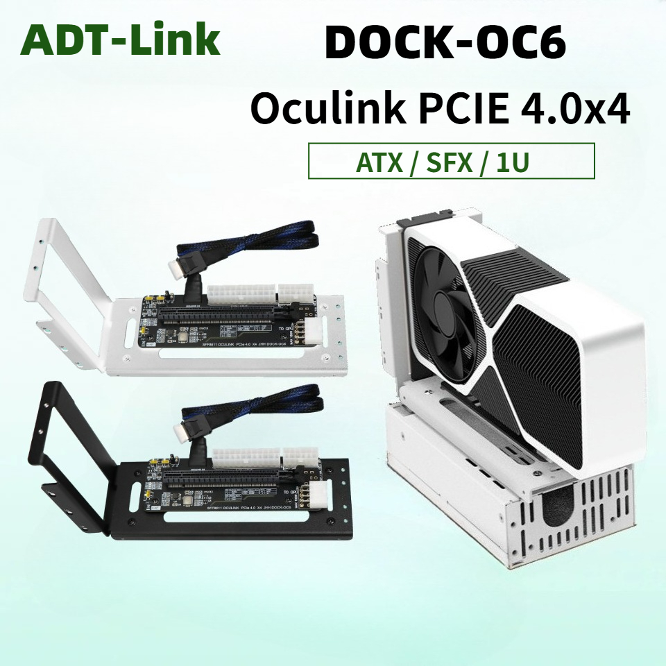 Biało-czarna karta EGPU Oculin – Oculink Egpu Dock Graphics Card recenzja i cena